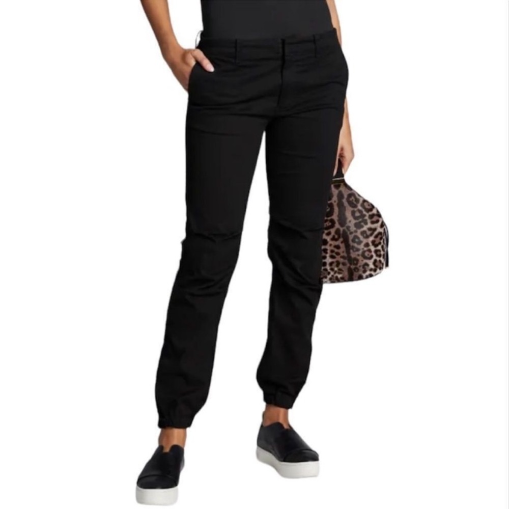 Nili Lotan Pants Womens Dark Navy French military Cropped zipper NWT - Picture 3 of 13
